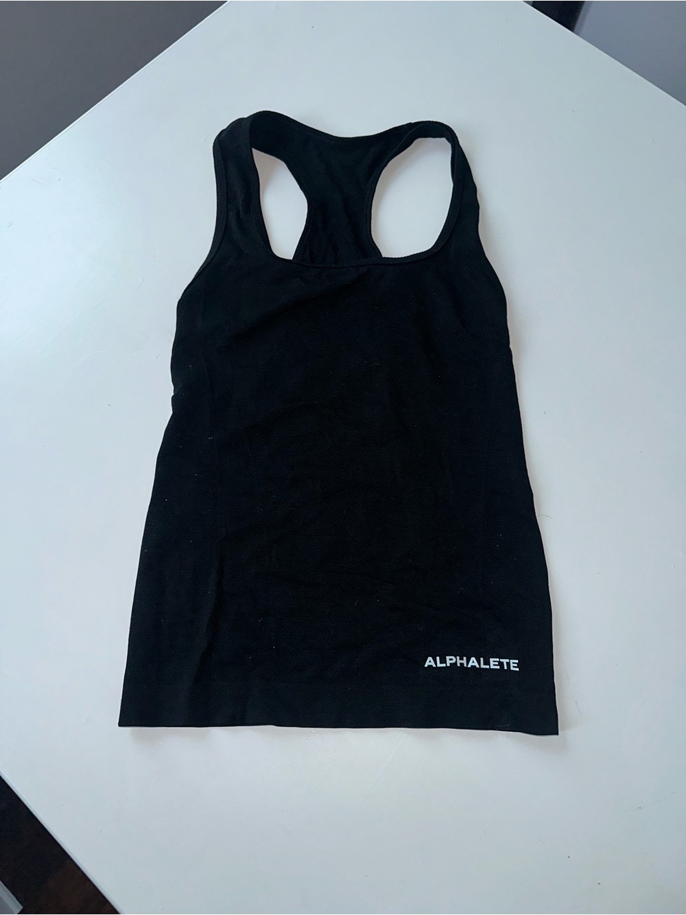 Alphalete Black Racerback Seamless Tank